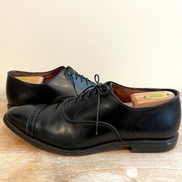 Allen Edmonds Fifth Avenue Black Leather Cap Toe Oxford Dress Shoes Size 12D main image 7